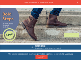 'shoecity.co.za' screenshot