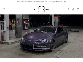93premium.com homepage screenshot