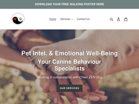 petintel.ca homepage screenshot