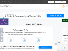 'smallseotools.com' screenshot