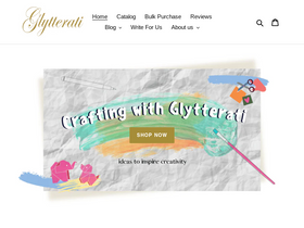 'glytterati.com' screenshot