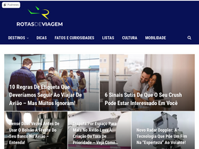 'rotasdeviagem.com.br' screenshot