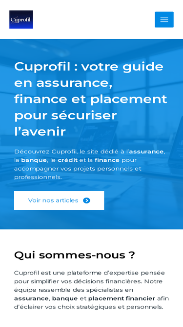 cuprofil.fr