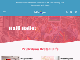 pride4you.eu homepage screenshot