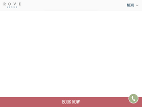 'rovehotels.com' screenshot