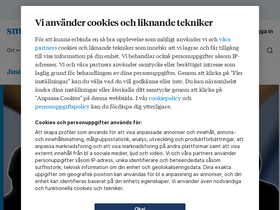 'smalanningen.se' screenshot