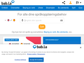 'babla.no' screenshot