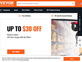 'vevor.com' screenshot