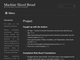 'machineslicedbread.xyz' screenshot