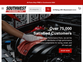 'swperformanceparts.com' screenshot