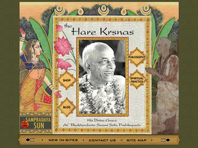 'harekrsna.com' screenshot