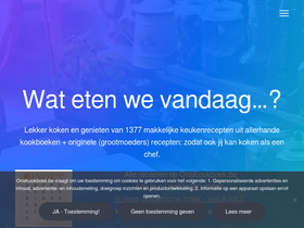 'onskookboek.be' screenshot