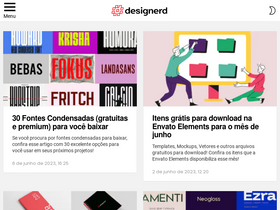 'designerd.com.br' screenshot