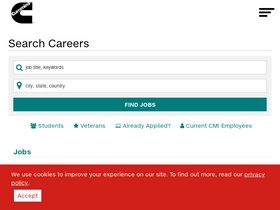 'cummins.jobs' screenshot