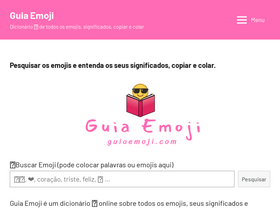 'guiaemoji.com' screenshot