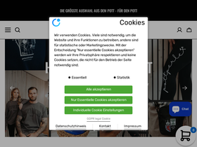 pott-kleber.de homepage screenshot