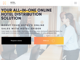 'hotel-spider.com' screenshot