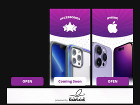 'marvansmobile.com' screenshot