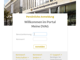'meine.dvag' screenshot