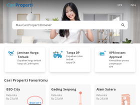 'cariproperti.com' screenshot