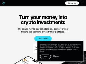 'gemini.com' screenshot