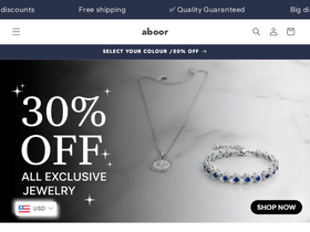 aboor homepage screenshot