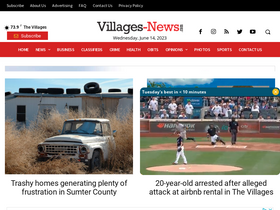 'villages-news.com' screenshot