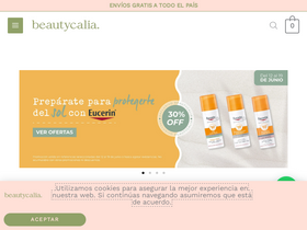 'beautycalia.com' screenshot