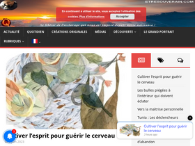 'etresouverain.com' screenshot