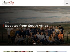 'heartcrymissionary.com' screenshot