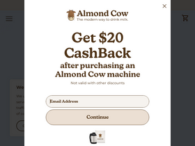 'almondcow.co' screenshot