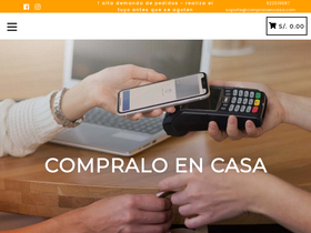 compraloencasa.pe homepage screenshot