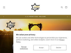 kosher-bed.com homepage screenshot