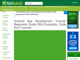 'abhiandroid.com' screenshot