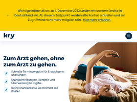 'kry.de' screenshot