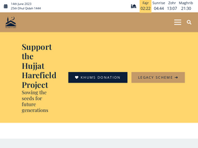 'hujjat.org' screenshot