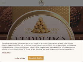'ferrerorocher.com' screenshot