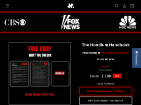 hoodlumsandbrigands.com homepage screenshot