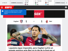 'espn.com.pe' screenshot