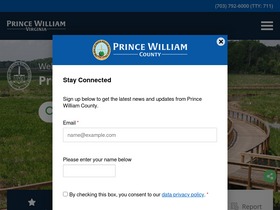 'pwcva.gov' screenshot
