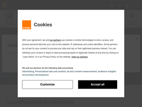 'orange.lu' screenshot