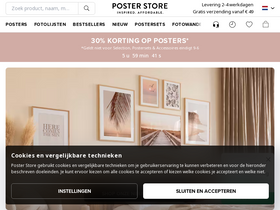 'posterstore.nl' screenshot