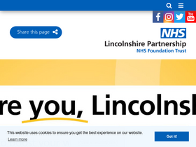 'lpft.nhs.uk' screenshot