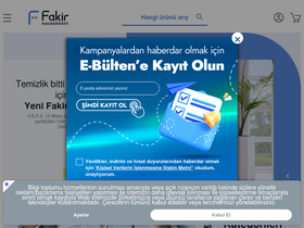 'fakir.com.tr' screenshot