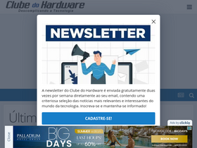 'clubedohardware.com.br' screenshot