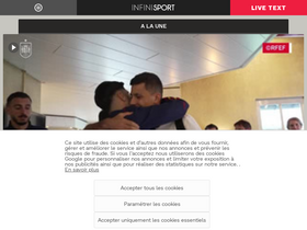 'infinisport.fr' screenshot