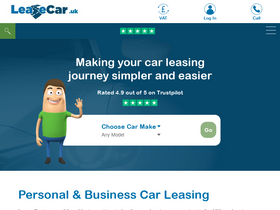 'leasecar.uk' screenshot