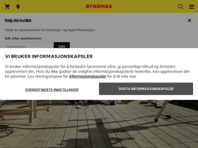 'byggmax.no' screenshot