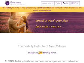 'fertilityinstitute.com' screenshot