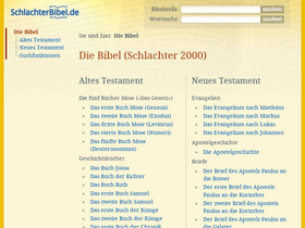 'schlachterbibel.de' screenshot